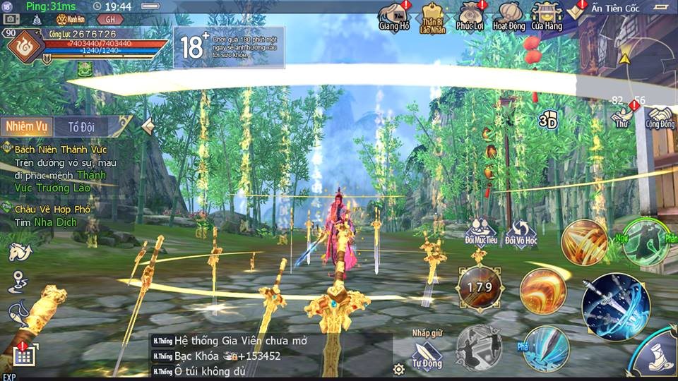 GAME MOBILE CỬU ÂM 3D VNG