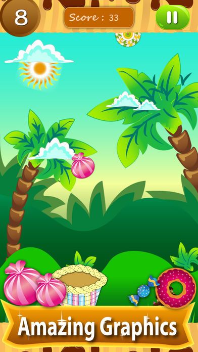TỔNG HỢP 6 GAME KẾT NỐI SIÊU DỄ THƯƠNG CHO MOBILE IOS TOP GAME IOS, GAME, GAME HAY IOS CANDY CATCHER GAME 1.0 IOS