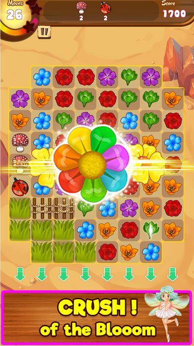TOP 7 GAME GIẢI TRÍ DỄ THƯƠNG GIAO DIỆN ĐẸP MẮT LÀM ĐẸP - MAKEUP, GAME GIẢI TRÍ, GAME HAY IOS, TOP GAME IOS BLOSSOM GARDEN MATCH 3 PUZZLE GAME! 1.3 IOS