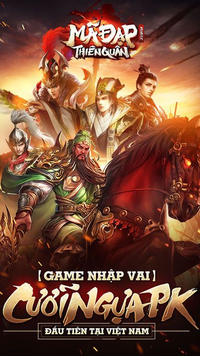 TOP 6 GAME CỔ TRANG ẤN TƯỢNG NHẤT DÀNH CHO TRÌNH DUYỆT IOS GAME CỔ TRANG, GAME HAY IOS MÃ ĐẠP THIÊN QUÂN 3.6.15 IOS