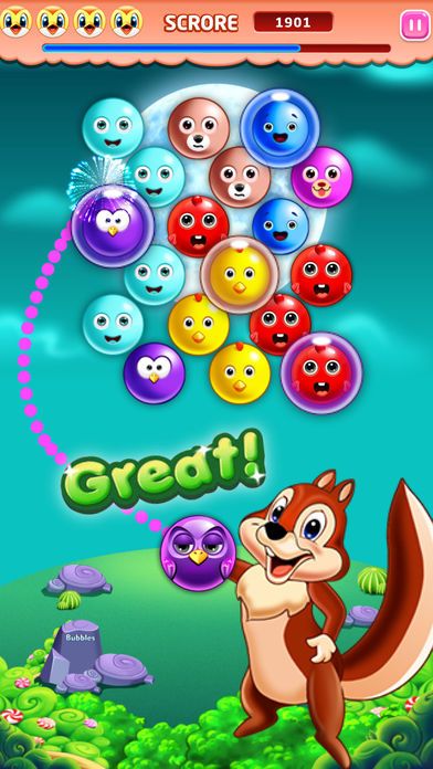 TOP 7 GAME GIẢI TRÍ DỄ THƯƠNG GIAO DIỆN ĐẸP MẮT LÀM ĐẸP - MAKEUP, GAME GIẢI TRÍ, GAME HAY IOS, TOP GAME IOS BUBBLE SHOOTER SQUIRREL BIRD DELUXE-POP MATCH 3 1.0 IOS