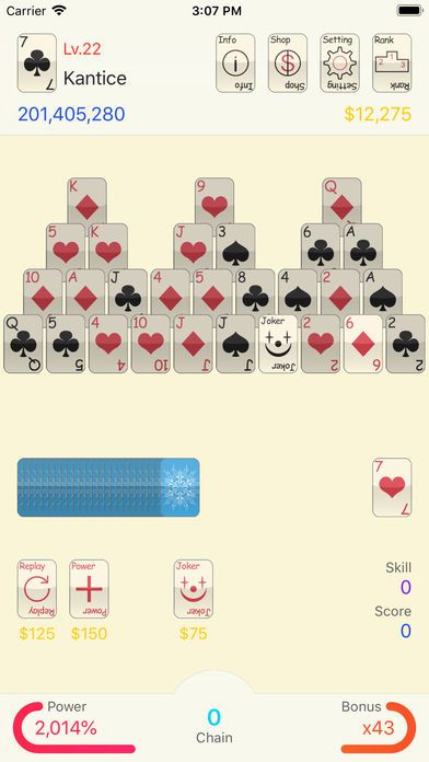 LIST 10 GAME CASINO ĐƠN GIẢN HẤP DẪN DÀNH CHO IPHONE IOS CASINO, GAME HAY IOS TRIPEAKS SOLITAIRE CARDS 2.1.1 IOS