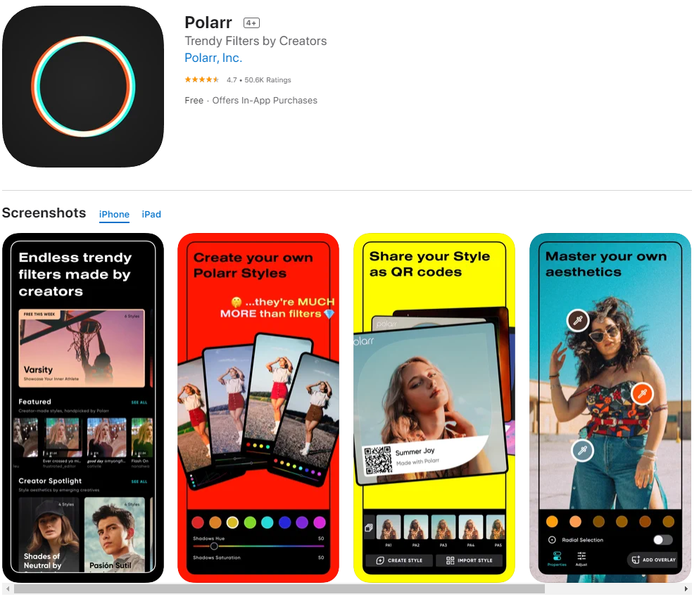 TOP 10 ỨNG DỤNG CHỈNH SỬA ẢNH TRÊN IOS MIỄN PHÍ ĐỈNH NHẤT 2022 ỨNG DỤNG, HƯỚNG DẪN POLARR TOP 10 ỨNG DỤNG CHỈNH SỬA ẢNH TRÊN IOS MIỄN PHÍ ĐỈNH NHẤT 2022