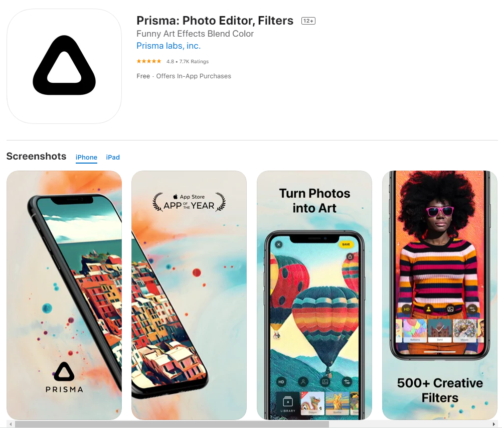 TOP 10 ỨNG DỤNG CHỈNH SỬA ẢNH TRÊN IOS MIỄN PHÍ ĐỈNH NHẤT 2022 ỨNG DỤNG, HƯỚNG DẪN PRISMA TOP 10 ỨNG DỤNG CHỈNH SỬA ẢNH TRÊN IOS MIỄN PHÍ ĐỈNH NHẤT 2022