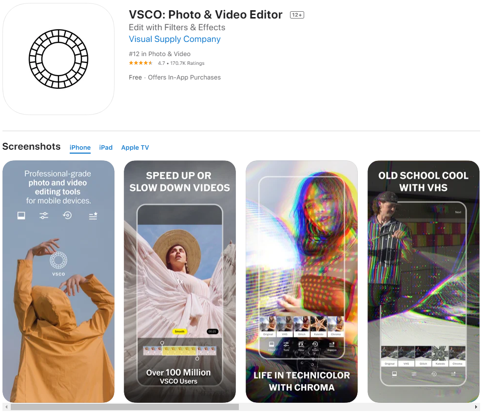 TOP 10 ỨNG DỤNG CHỈNH SỬA ẢNH TRÊN IOS MIỄN PHÍ ĐỈNH NHẤT 2022 ỨNG DỤNG, HƯỚNG DẪN VSCO TOP 10 ỨNG DỤNG CHỈNH SỬA ẢNH TRÊN IOS MIỄN PHÍ ĐỈNH NHẤT 2022