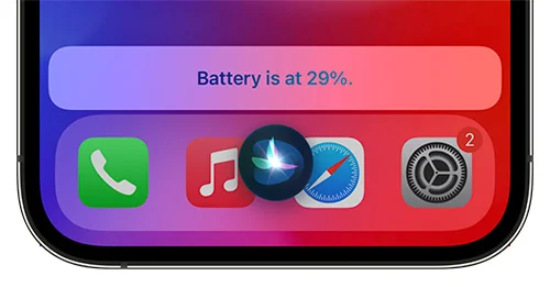 XEM PHẦN TRĂM PIN TRÊN IPHONE BẰNG CÁCH HỎI SIRI XEM PHẦN TRĂM PIN TRÊN IPHONE BẰNG CÁCH HỎI SIRI