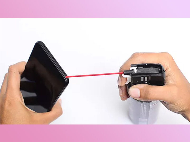 THỔI BAY BỤI LOA IPHONE BẰNG BÌNH KÉ VE SINH LOA DIEN THOAI IPHONE OXY VIENDIDONG HƯỚNG DẪN CÁCH VỆ SINH LOA IPHONE 1 CÁCH ĐƠN GIẢN